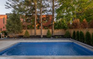 Backyard Interlocking Pool