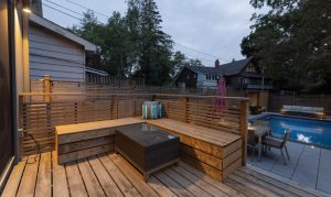 deck pool backyard interlocking