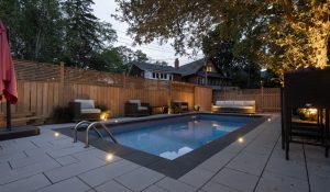 pool backyard interlocking toronto