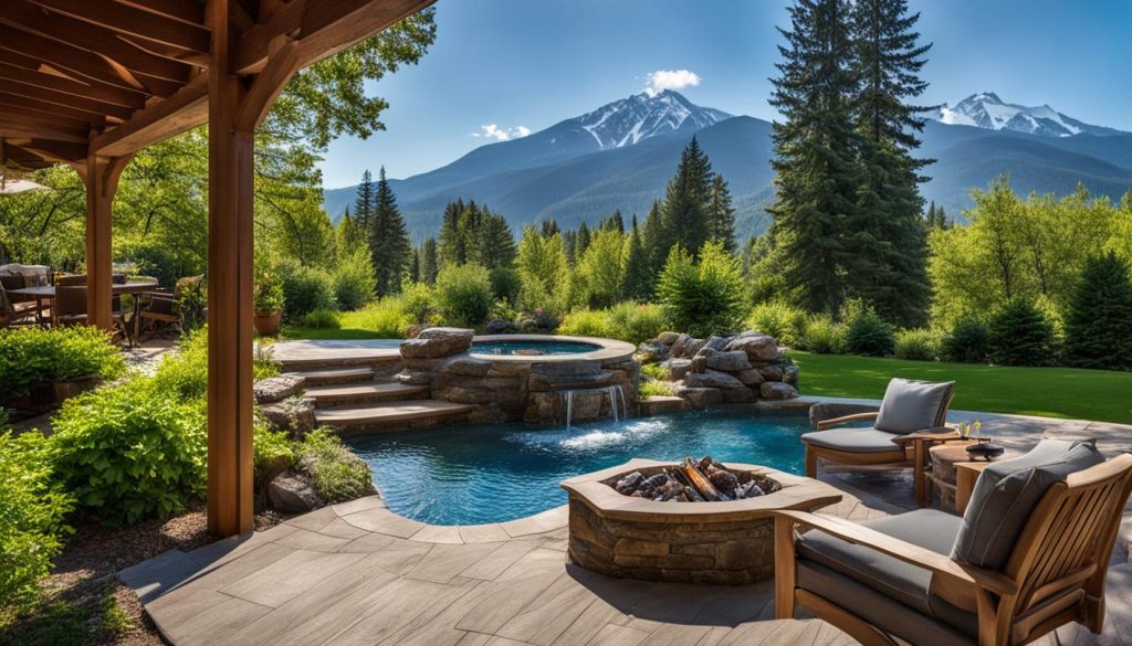 Canadian pool landscaping