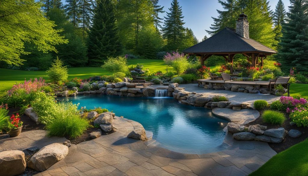 Canadian pool landscaping