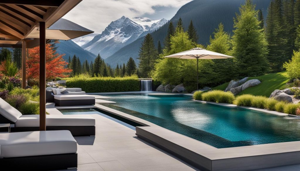 Canadian pool landscaping