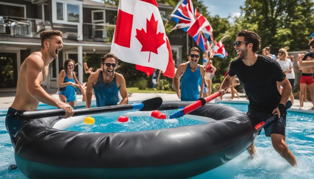 Canadian pool party games