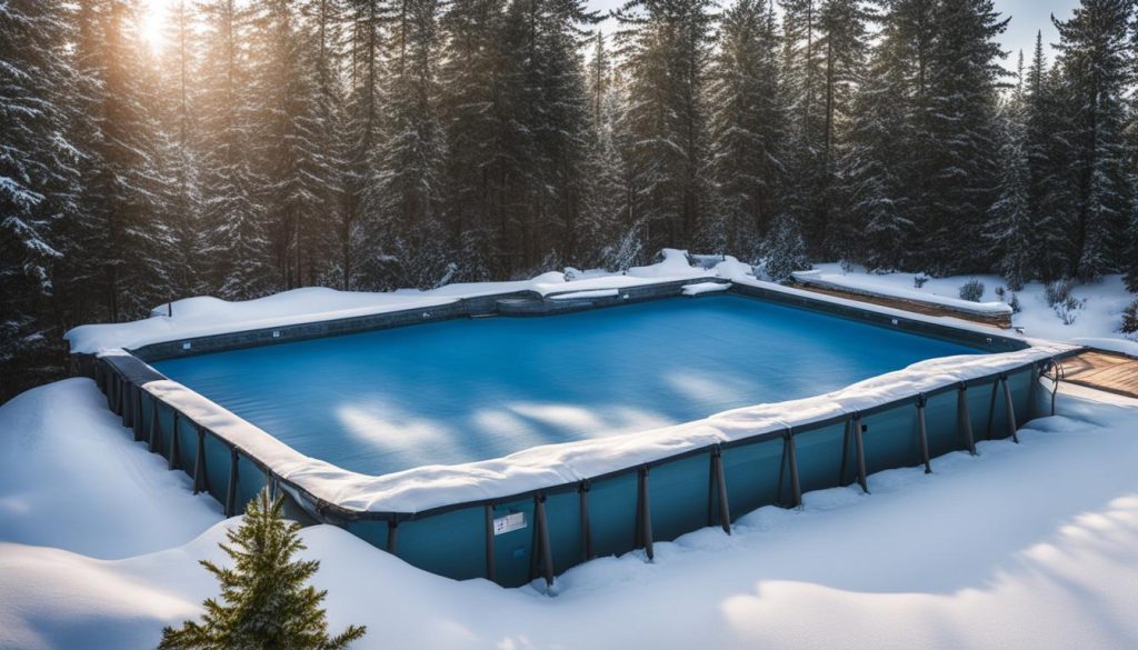 Winter pool cover