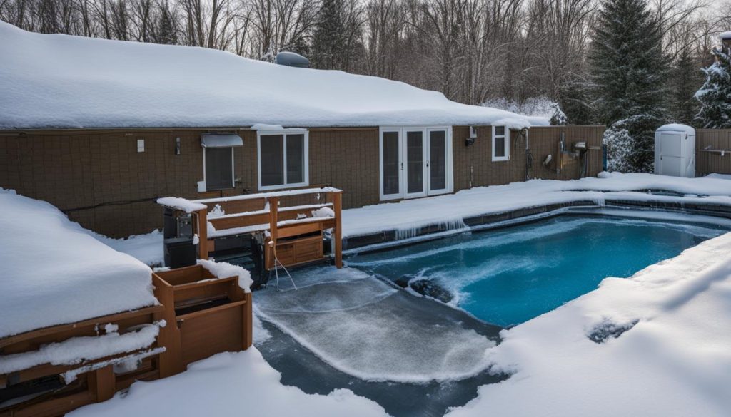 winter pool maintenance