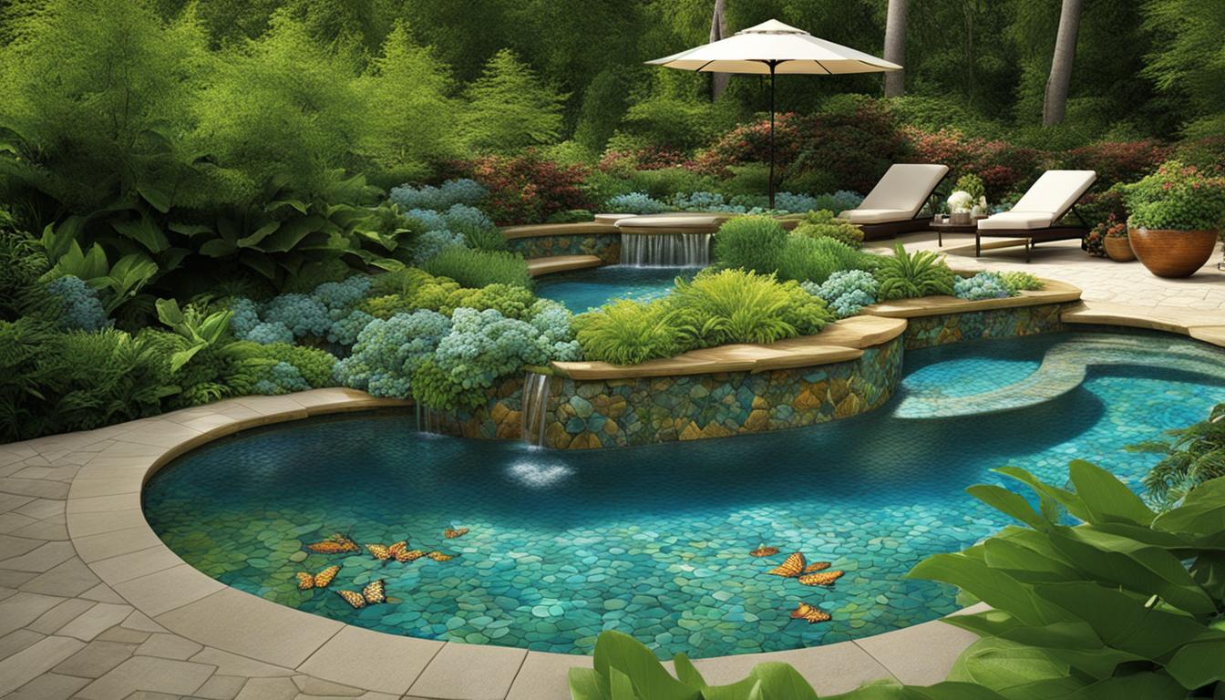 Pool mosaic designs