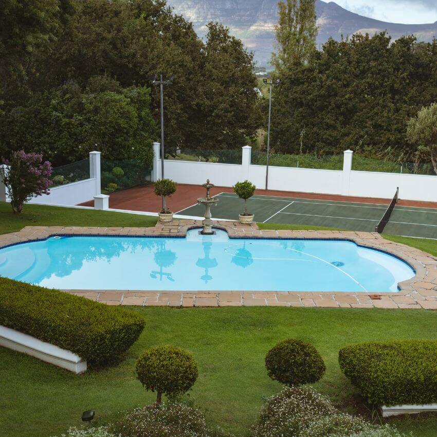 Installation of molded fiberglass pool shell
