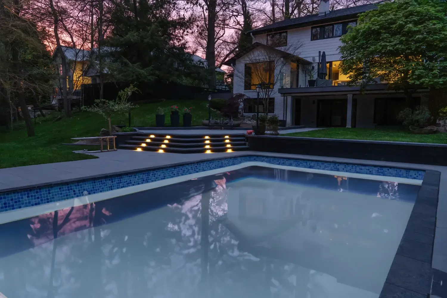 Backyard pool design